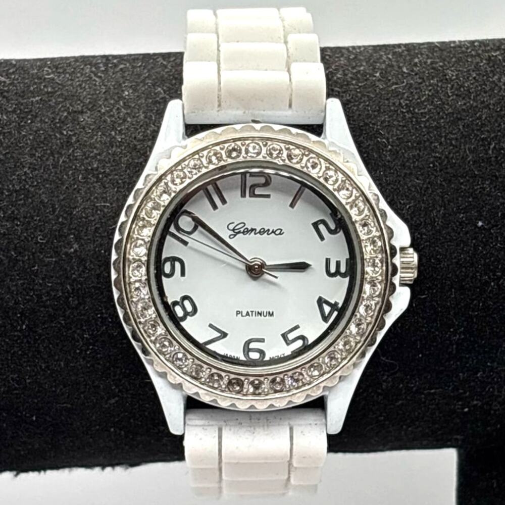 White Retro Watch